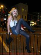 Denim Shorts And Suspenders