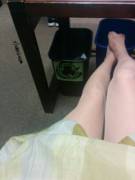 A Peek Under My Desk. And What You Will [F]Ind Under What's Under My Desk. :-)