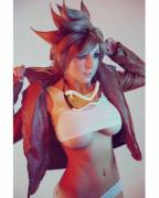 Jessica Nigri As Tracer (Overwatch)