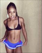 Qimmah Twirling In A Skirt