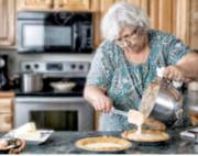 Gal With Glasses Shows Off Her Multiple Cream Pies!