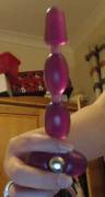 Not Sure If You Wanna See Analbeads Here. (F)Irst Time Using Them!