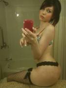 Sarina Valentina In Fishnets