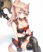 Miqo'te Warrior [Ffxiv]