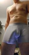 Love Showing Off My Semi In Tight Boxers