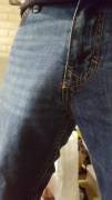 Bulge In Jeans And Then Releasing Him
