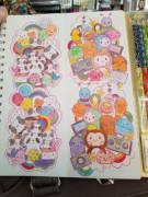 As Promised, I Colored Book Marks For Mama!!!