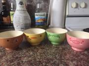 Daddy Got Me The Rest Of This Cute Bowl Set Cuz He's The Best ♥️