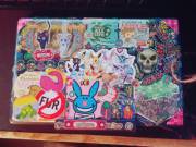 We Put Cute Stickers On My Tablet!