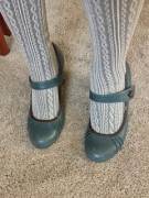 Lookit My New Little Shoesies And Tights!