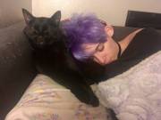 My Little Girl Literally Uses Our Cat As A Pillow. (X-Post R/Aww)