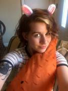 Easter Bunny Girl Complete With Carrot 