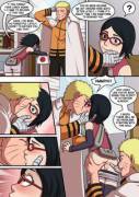 Sarada's Delivery Service (Short Comic) [Sarada X Naruto]