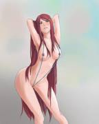 [Kushina] Wearing A Very Small Bikini