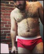 My Cub This Morning. Woooof!