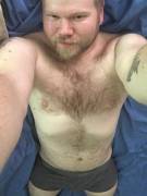 I Looked Wayyy To Happy To Be Awake At 5Am On A Sunday.