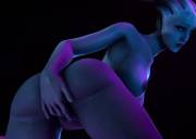 Liara Enjoying Some Time Alone... (Rebelpimpsfm)