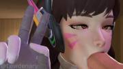 My First Ever Render: D.va Sucking Some Dick