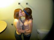 When Girls Go To The Bathroom Together (X-Post /R/Titstouchingtits)