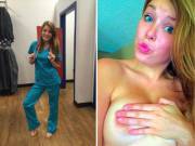 Naughty Nurse With Crazy Blue Eyes