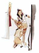 Can't You Knock? Illustrated By Julie Delcourt (C. 1950'S)