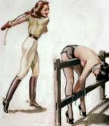 &Amp;Quot;The Whipping Fence&Amp;Quot; Illustrated By John Willie (C. 1950'S)