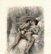 Locking Legs Illustrated By Paul-Emile Becat (C. 1948)