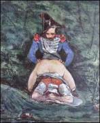 The Reconnaissance Mission Illustrated By Henry Monnier (C. 1850)