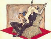 The Acrobats - Illustrated By Marcello Dudovich (C. 1920'S)