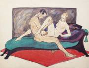 Bench Pressing Illustrated By Marcello Dudovich (C. 1920'S)