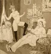 The Magic Flute - Illustration By Franz Von Bayros (C. 1912)