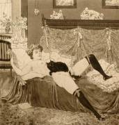 Gettin' Some Tail - Illustration From &Amp;Quot;Die Bonbonniere&Amp;Quot; By Franz ...