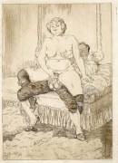 Reverse Reverse Moped Ride Illustrated By Heinrich Lossow (C. 1890)