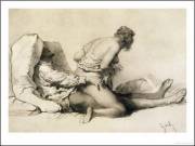 Reverse Cowgirl Illustrated By Mihaly Von Zichy (C.1827)