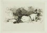 Milking The Bull Illustrated By Félicien Rops (C. 1878-81)