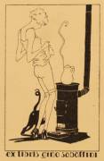 (S)Ex Libris Bookplate By Therese B. Fournier (1945)