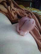 Morning Sissy-Rection Straining Against The Cage