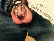 When You Don't Even Fill Out The Smallest Cage On The Market :(