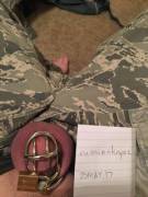 Verify Me Please. Sadly I'll Never Stand At Attention Again. Military Lock-Up.