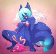 Some Squooshy Gooey Fun By Luckypan (Furry-Female)