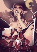 Estela Knows Exactly What To Do With Magic Tentacles. ;3 By Abysmal0 (Female)