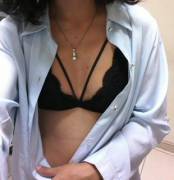 Black Bralette For My Birthday Present... [38/F]