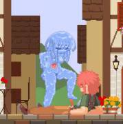 A Slime Girl's Footjob (Poring)