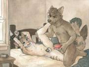 Kitty Has To Wait His Turn. 