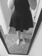 Hidden Under Her Black Dress