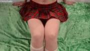 Schoolgirl With A Secret Under Her Skirt