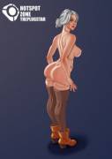 Ciri Booty (Theplugstar) [The Witcher]