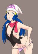 Dawn Is Leaning Down, Giving You A Peak Under