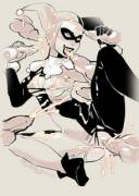 Two Very Full Harley Quinns (Abysmal0)