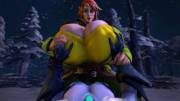 Windrunner On Top Of Drow With Huge Boobs